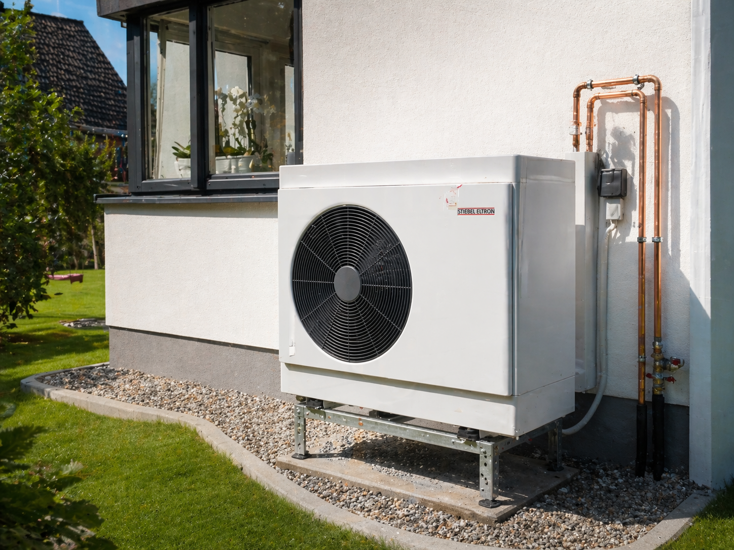Neue W&auml;rmepumpe nachher