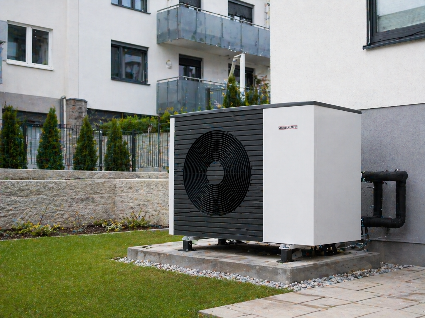 Neue W&auml;rmepumpe nachher